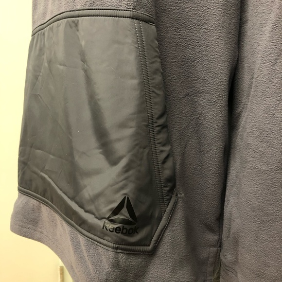 Reebok | Men's Micro Fleece Hoodie | Grey | Large - Picture 2 of 5